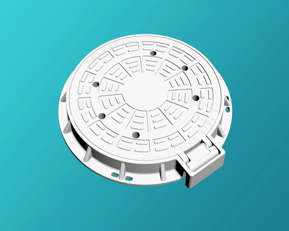 FK500 - D400 Composite Manhole Cover-Hinged